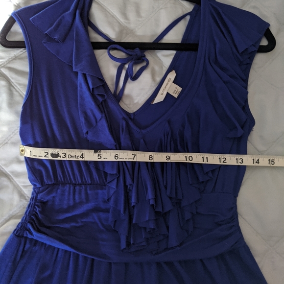 Boston Proper Double V Ruffle Tank - Picture 5 of 5